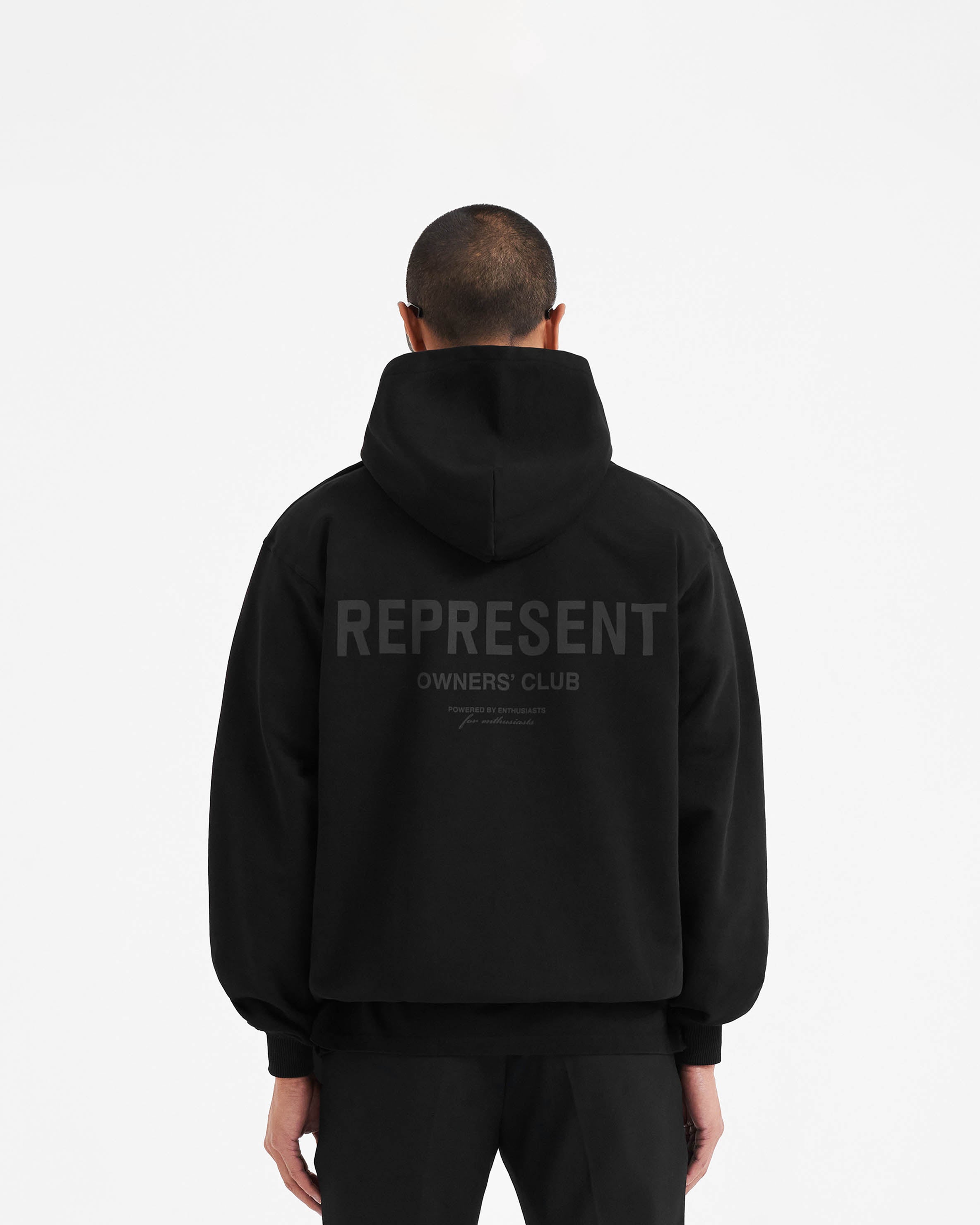 Represent Owners Club Hoodie - Black Reflective
